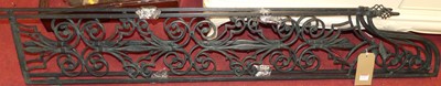 Lot 1357 - A pair of decorative French verdigris...