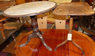 Lot 1359 - A 19th century and later mahogany and leather...