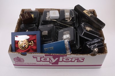 Lot 468 - A collection of novelty desk clocks to include...