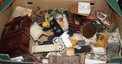 Lot 469 - A collection of dolls house furniture to...