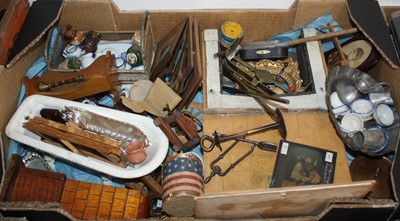 Lot 470 - A collection of large dolls house furniture to...