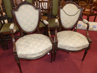 Lot 1393 - A pair of French early 20th century floral...