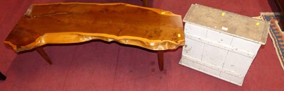 Lot 1483 - A contemporary naturalistic yew topped low...