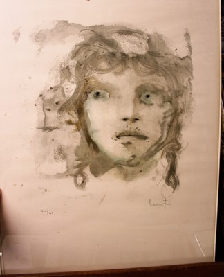 Lot 1025 - Leonor Fini (1908-1996) - portrait study,...