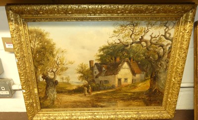 Lot 1034 - Thomas Smythe - Figures in Conversation before...
