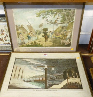 Lot 1040 - James Gillray - Old England, New France, the...