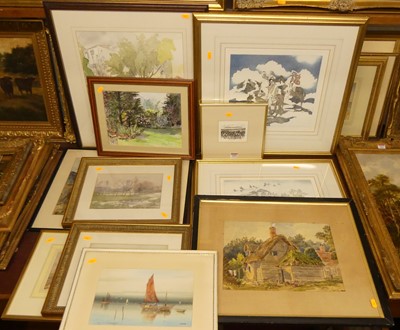Lot 1050 - Assorted pictures and prints to include...