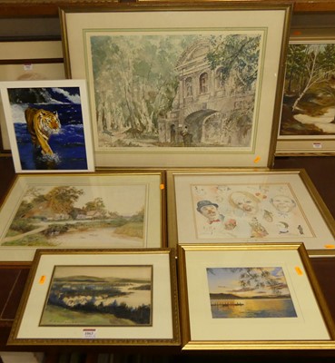 Lot 1063 - Assorted pictures and prints to include after...