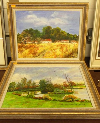 Lot 1064 - Mira Oficjalska - pair landscape scenes,...