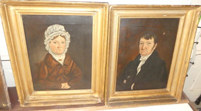 Lot 1071 - Late 19th century English school - pair half...