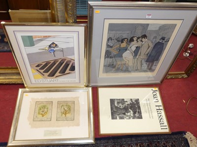 Lot 1075 - French lithograph - Brenda Hartill - partridge...