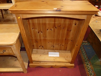 Lot 1452 - A contemporary pine freestanding open...