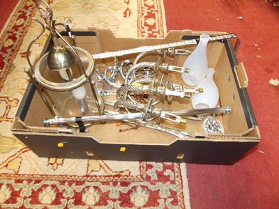 Lot 1082 - A collection of contemporary light fittings to...