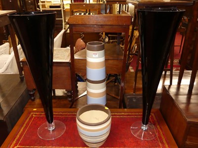 Lot 1463 - A contemporary Parlane ceramic elongated vase,...