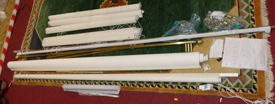 Lot 1489 - 6x sun bay window blinds in ivory, each being...