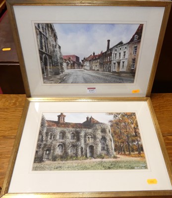 Lot 1107 - Reg Siger - Crown Street, Bury St Edmunds, ink...