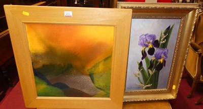Lot 1115 - Caroline Mansfield -  Iris, oil on canvas,...