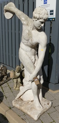 Lot 1527 - A life size reconstituted stone model of the...
