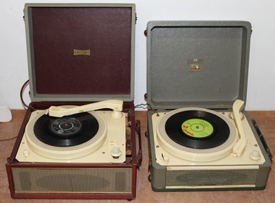 Lot 673 - An Emisonic R11M portable record player,...