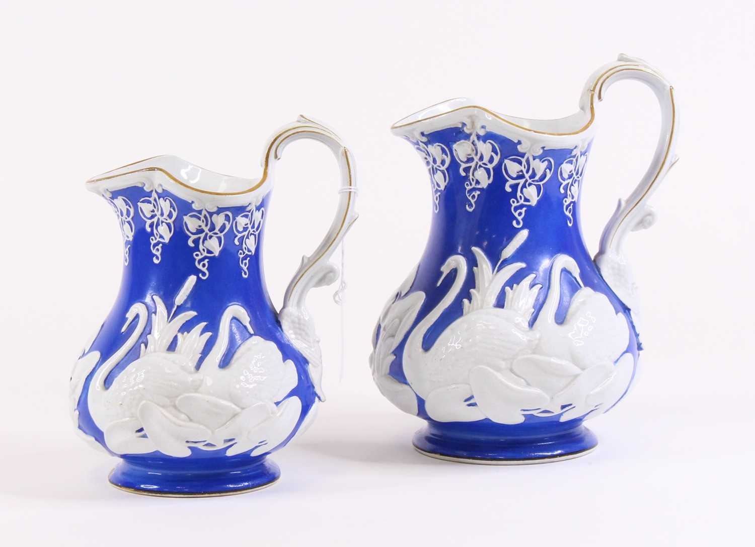 Lot 2 - A graduated set of two Victorian relief...