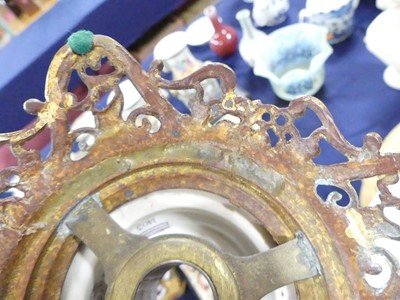 Lot 2042 - A Royal Worcester oil lamp, circa 1893, the...