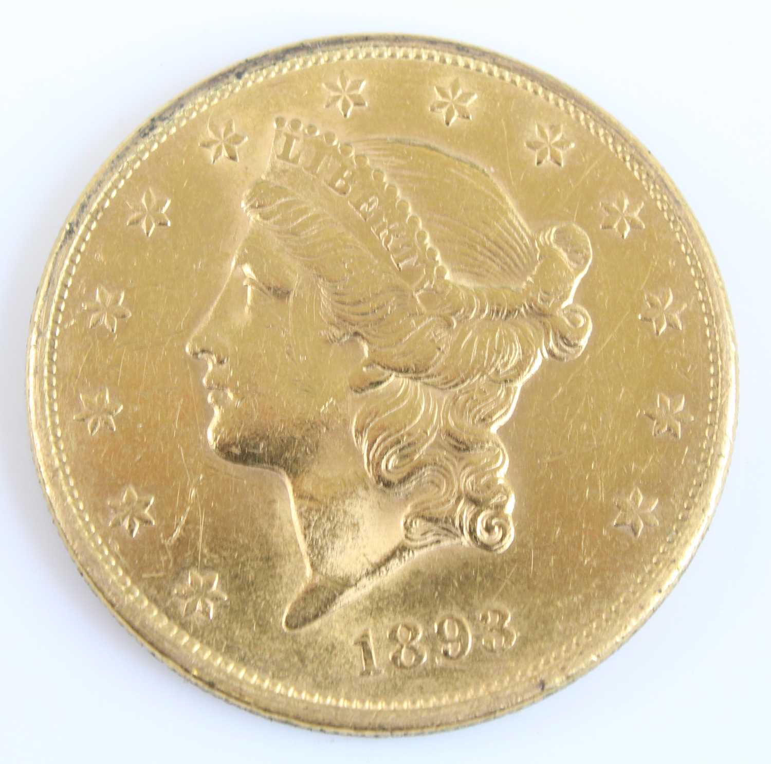 Lot 2095 - United States of America, 1893 twenty dollar...