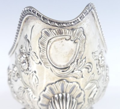 Lot 2099 - A late Victorian silver sauceboat, having...