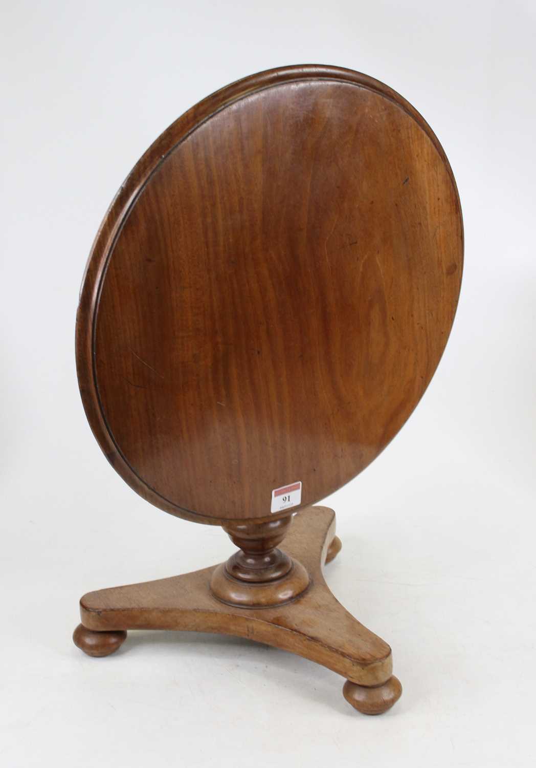 Lot 91 - A Victorian mahogany apprentice breakfast...
