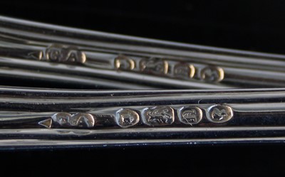 Lot 2102 - A pair of Victorian silver soup ladles, in the...