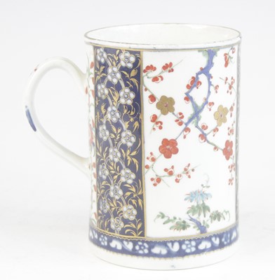 Lot 2040 - A Worcester porcelain tankard, circa 1770,...
