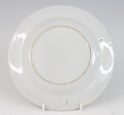 Lot 2027 - A Bristol Delftware plate, Temple Back, circa...