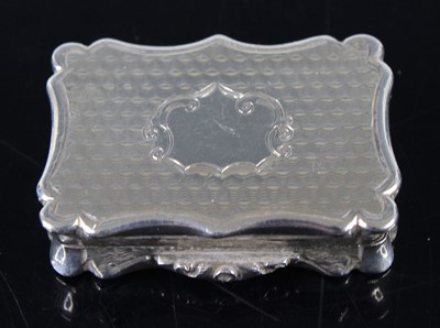 Lot 2091 - An early Victorian silver vinaigrette, of...