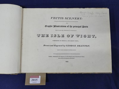 Lot 2015 - Brannon, George: Views In The Isle Of Wight,...