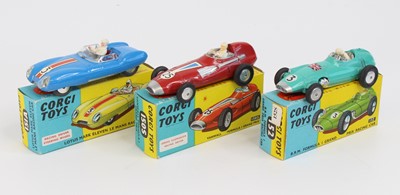 Lot 1099 - Corgi Toys, Gift Set 16, Ecurie Ecosse racing...