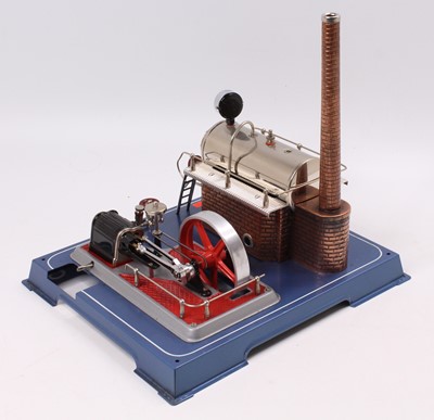 Lot 24 - A Wilesco No. D20 spirit fired Dampfmaschine...
