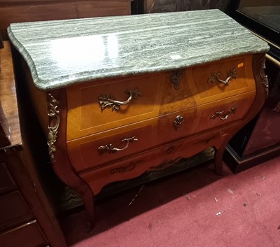 Lot 1459 - *A contemporary French walnut and crossbanded...
