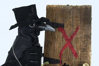 Lot 1413 - An anthromorphic taxidermy Plague Doctor...