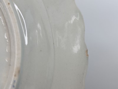 Lot 1100 - A pair of Caughley porcelain plates, circa...