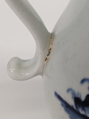 Lot 1096 - A Lowestoft porcelain milk jug, circa 1780,...
