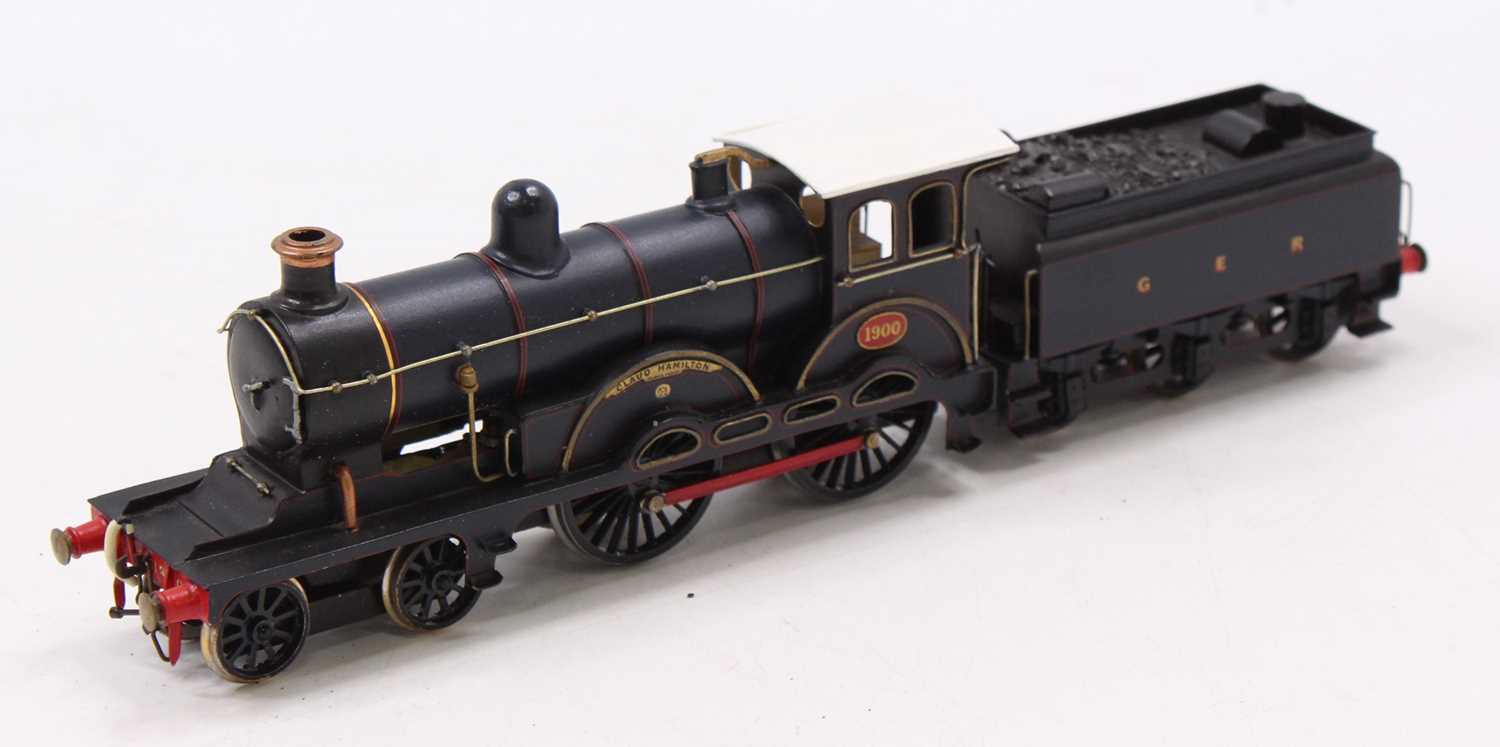 Lot 594 - Great Eastern Railway loco & tender, kit built...