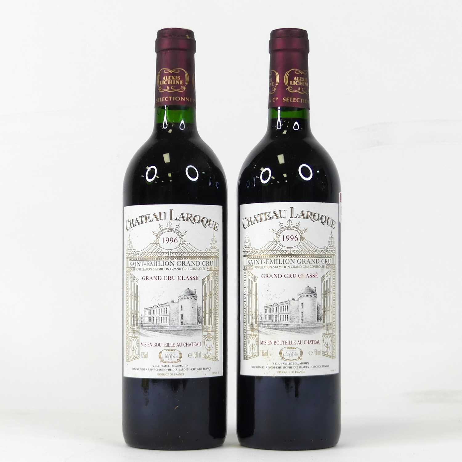 Lot 1069 - Chateau Laroque 1996 St Emilion Grand Cru, two...
