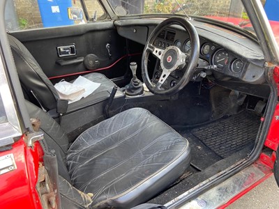 Lot 4013 - A 1979 MG B Sports convertible Registration No....