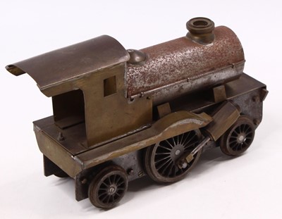 Lot 20 - 2-inch part built locomotive, 2-2-2...