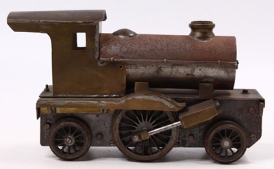 Lot 20 - 2-inch part built locomotive, 2-2-2...