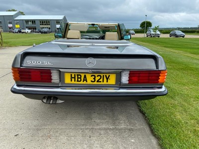 Lot 4014 - A 1983 Mercedes 500SL automatic convertible...