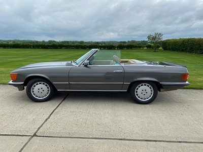 Lot 4014 - A 1983 Mercedes 500SL automatic convertible...