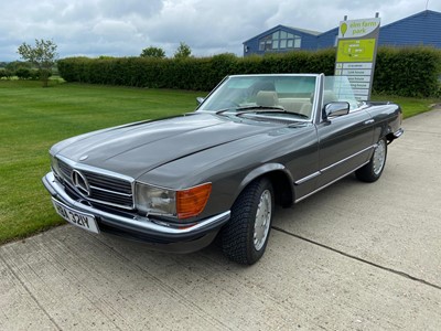 Lot 4014 - A 1983 Mercedes 500SL automatic convertible...
