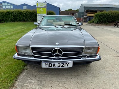 Lot 4014 - A 1983 Mercedes 500SL automatic convertible...