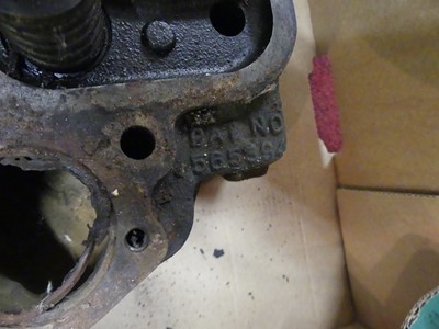 Lot 4036 - An MGB unleaded hive cylinder head and...
