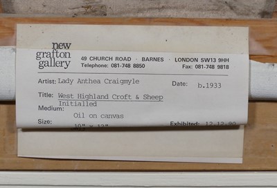 Lot 1181 - Anthea Craigmyle (1933-2016) - West Highland...